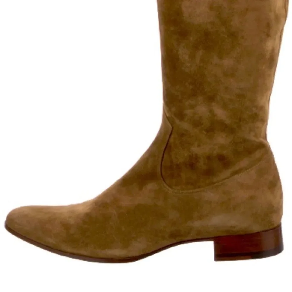 Ralph Lauren Fall 2006 Runway Collection Italian Mink Suede Over the Knee Boot